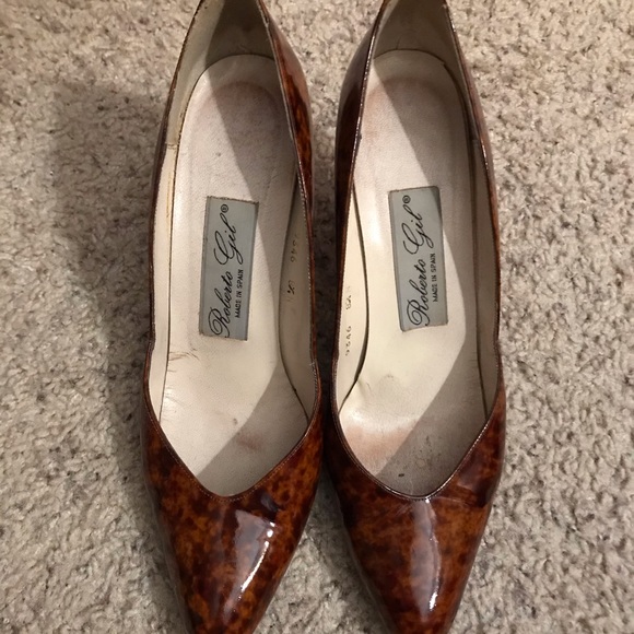 Tortoise shell high heels - Picture 2 of 5